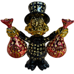 Sculptuur, Lior24, Dagobert Duck, Zwart rood